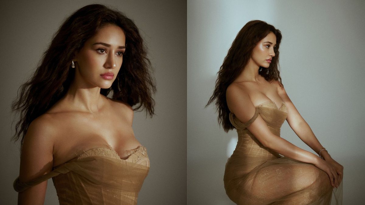 <strong>Disha Patani Bold Pics: ఘాటు అందాలతో దిశా పటానీ రచ్చ రచ్చ.. ఈ భామ చాలా హాట్ గురూ!</strong>