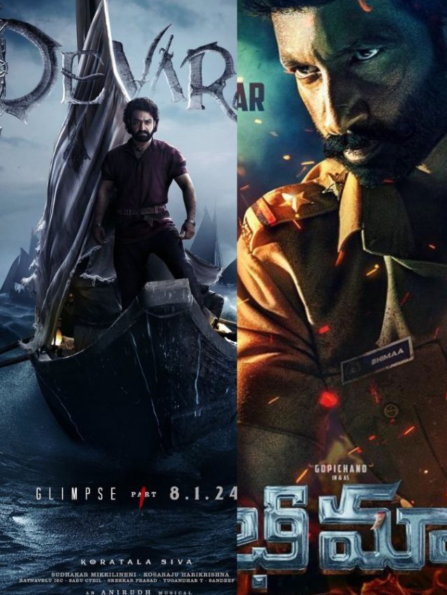 "New Movie Posters 2024: Captivating Posters of Leading Heroes' Films!