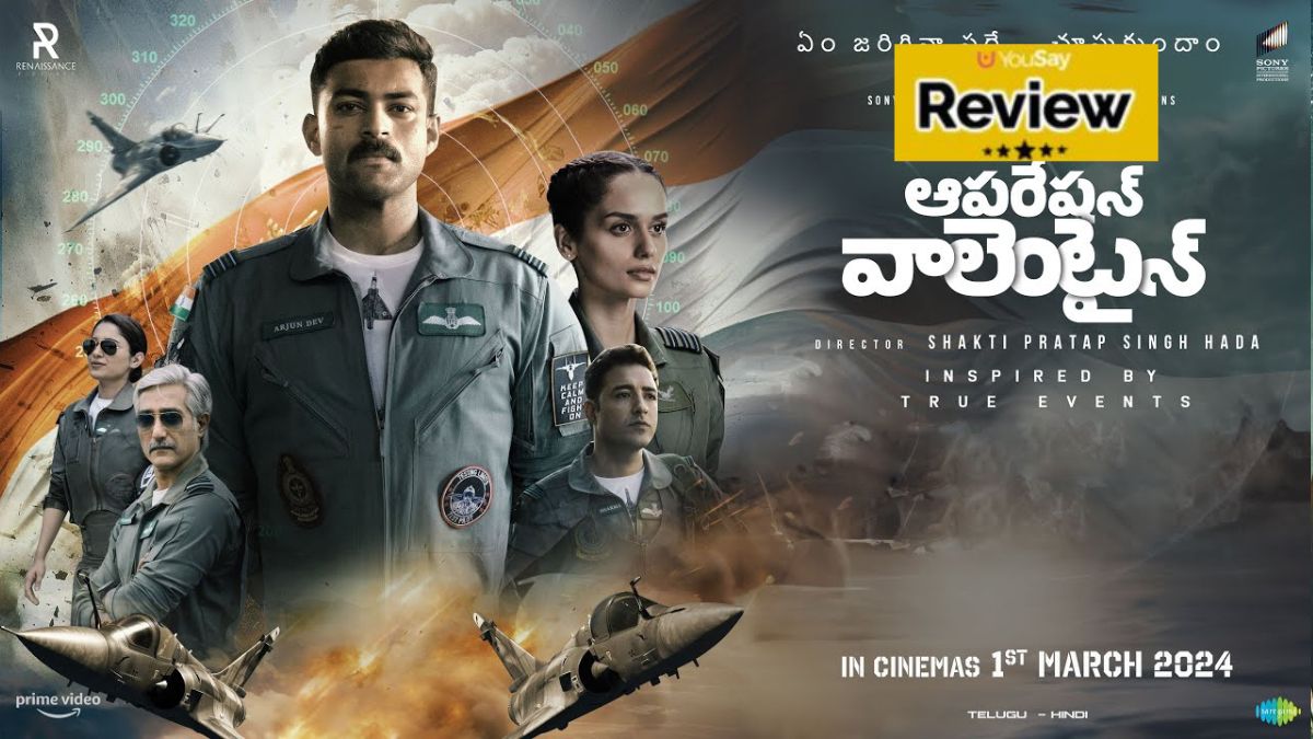 Operation Valentine Movie Review: Varun Tej Stuns as a Fighter Pilot.