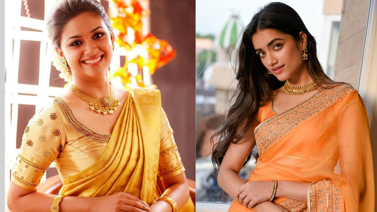 Tissue Silk Saree: Spotlight on Tollywood Heroines Shining in the Latest Tissue Saree Trend