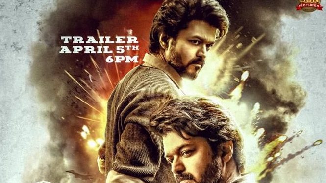 Beast Telugu Trailer release tomorrow(05/04/2022) at 6PM