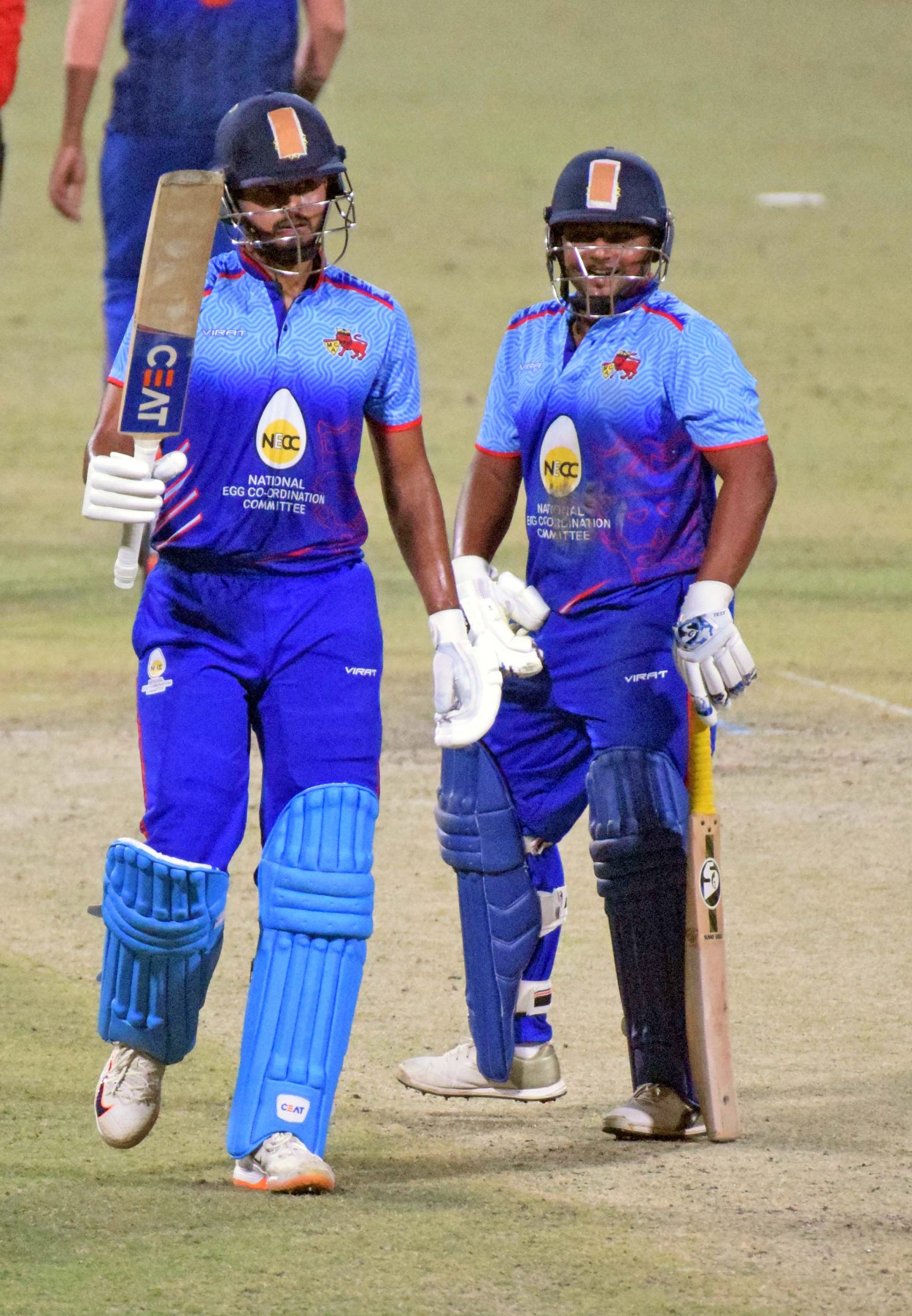 Mumbai's Shreyas Iyer celebrates his half-century
