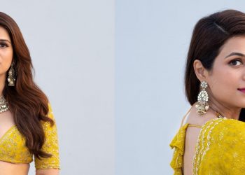 Shraddha Das glitters in a ethnic attire. Check out her latest clicks